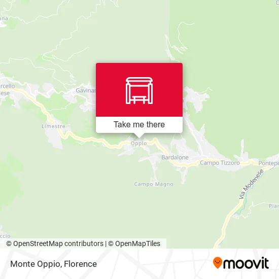 Monte Oppio map