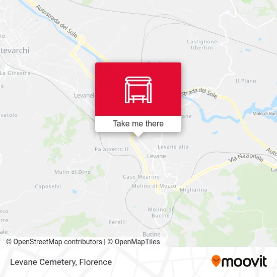 Levane Cemetery map