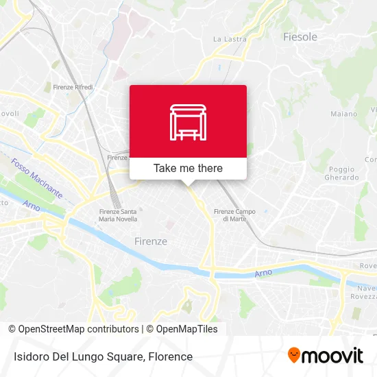 Isidoro Del Lungo Square map