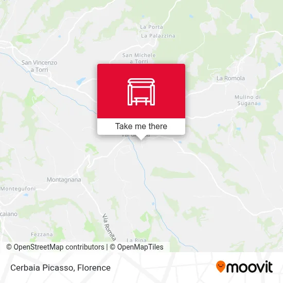 Cerbaia Picasso map