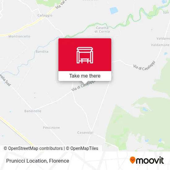 Prunicci Location map