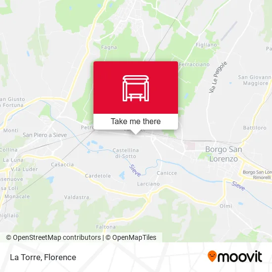 La Torre map