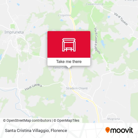 Santa Cristina Villaggio map
