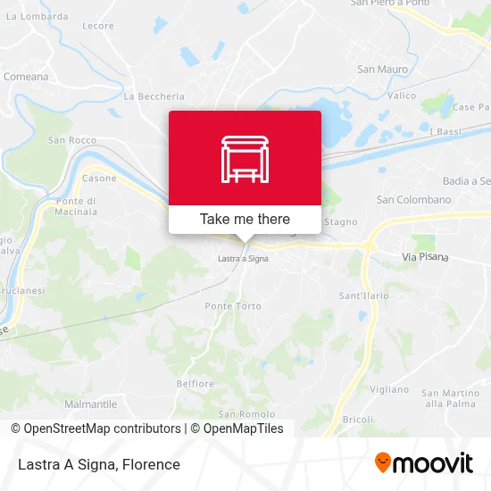 Lastra A Signa map