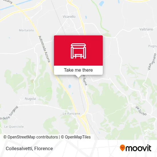 Collesalvetti map