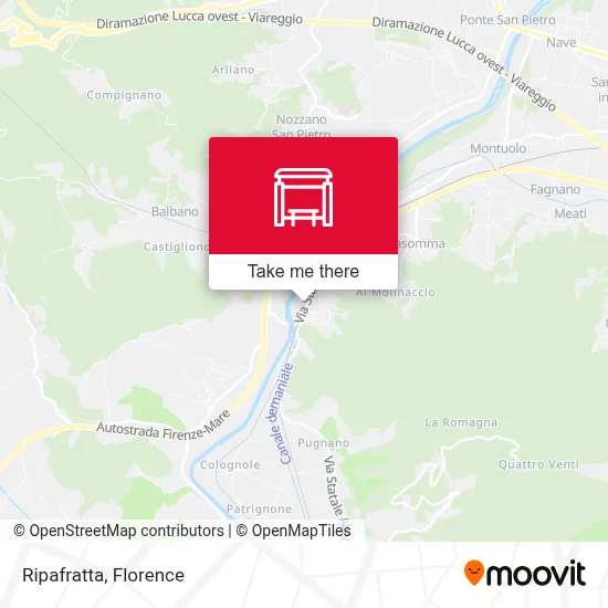 Ripafratta map