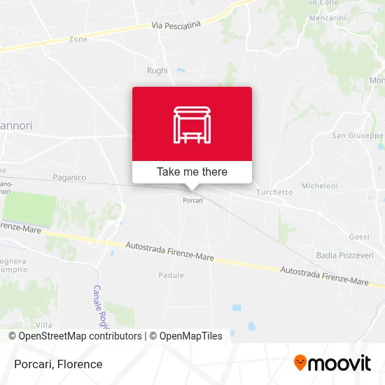 Porcari map