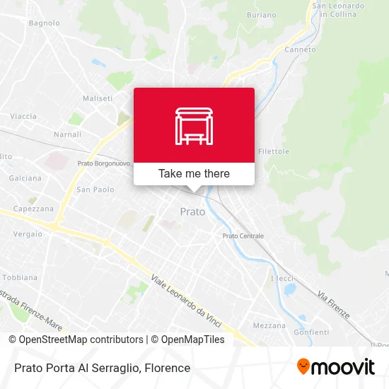 Prato Porta Al Serraglio map