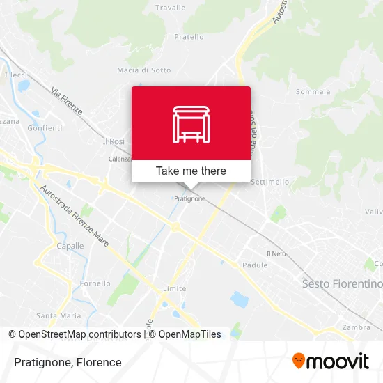 Pratignone map