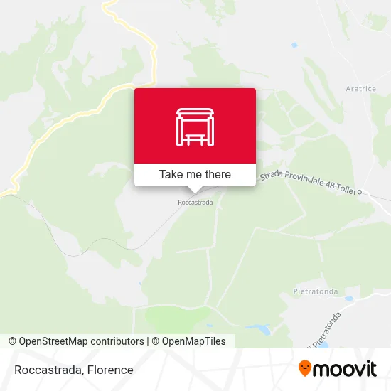 Roccastrada map
