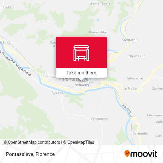 Pontassieve map