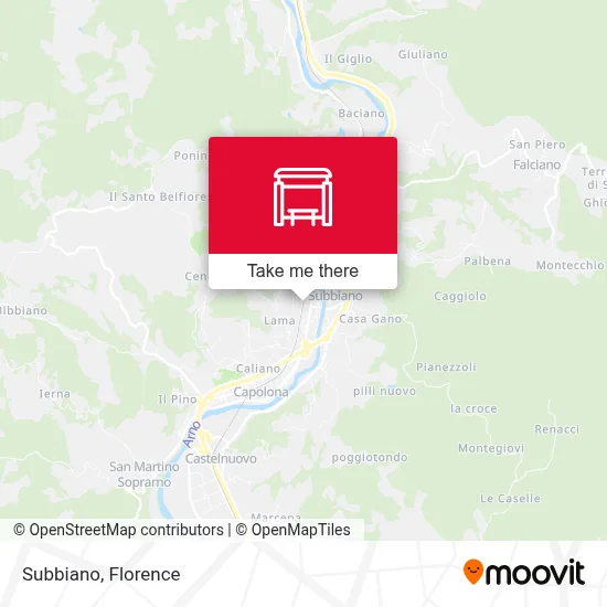 Subbiano map