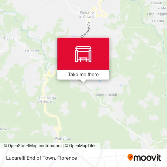 Lucarelli End of Town map