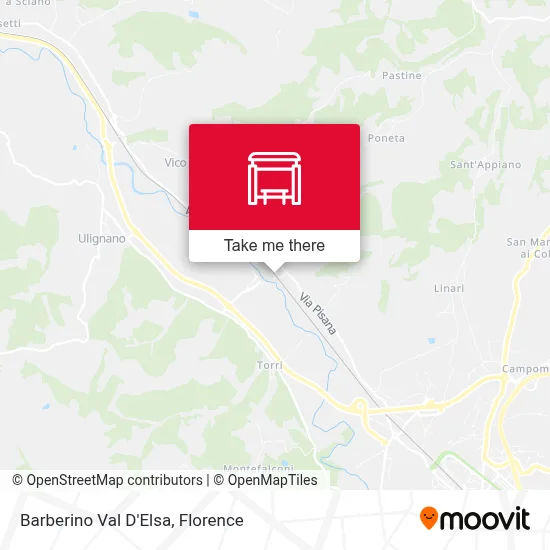 Barberino Val D'Elsa map