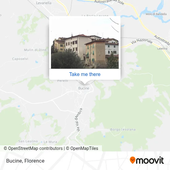 Bucine map