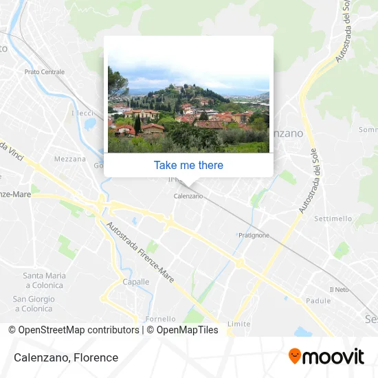 Calenzano map