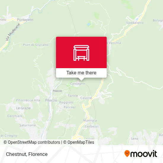 Chestnut map