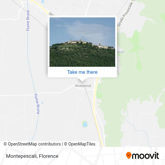 Montepescali map