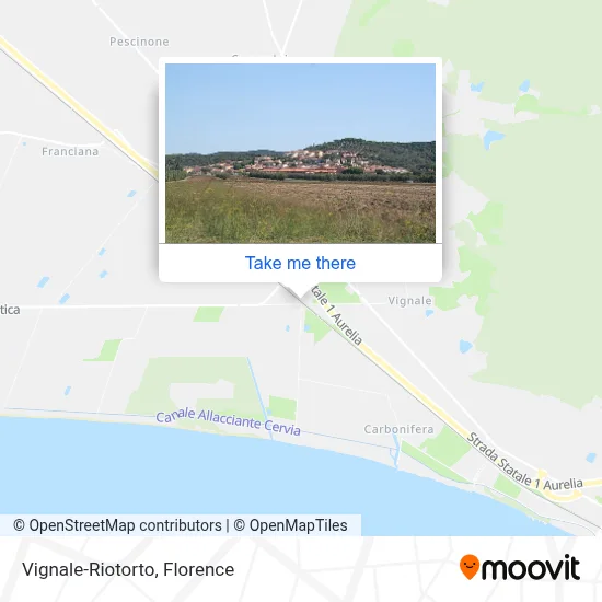 Vignale-Riotorto map