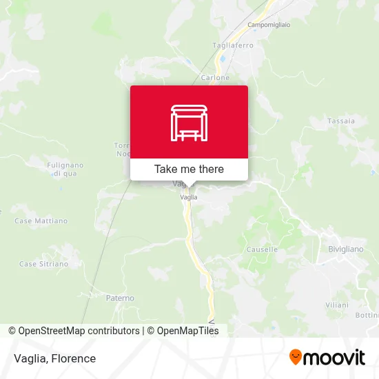 Vaglia map