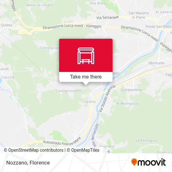 Nozzano map