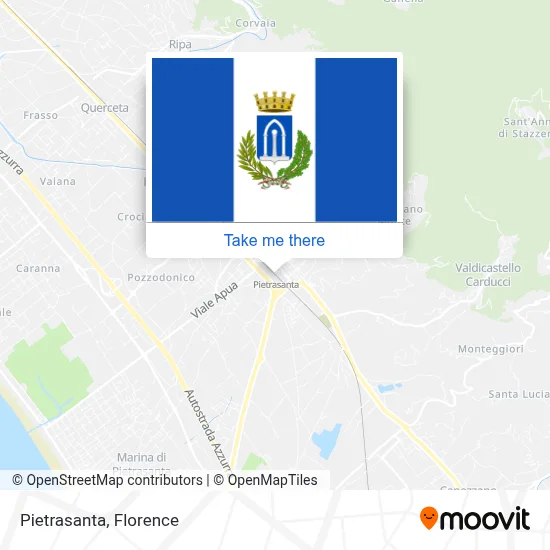 Pietrasanta map