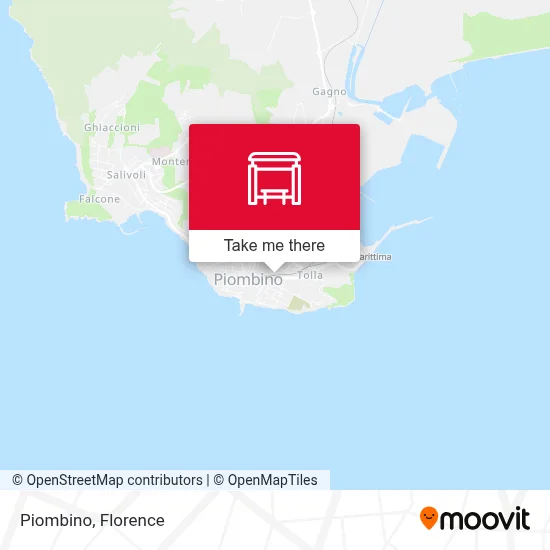 Piombino map