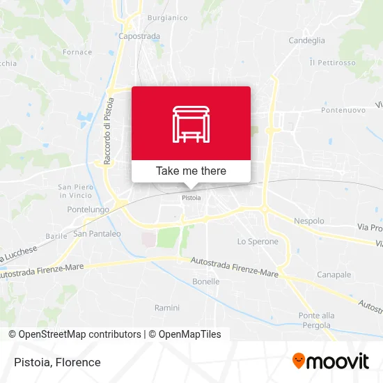 Pistoia map