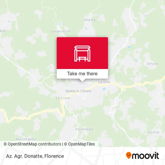 Az. Agr. Donatte map