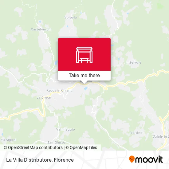 La Villa Distributore map
