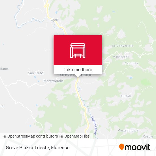 Greve Piazza Trieste map