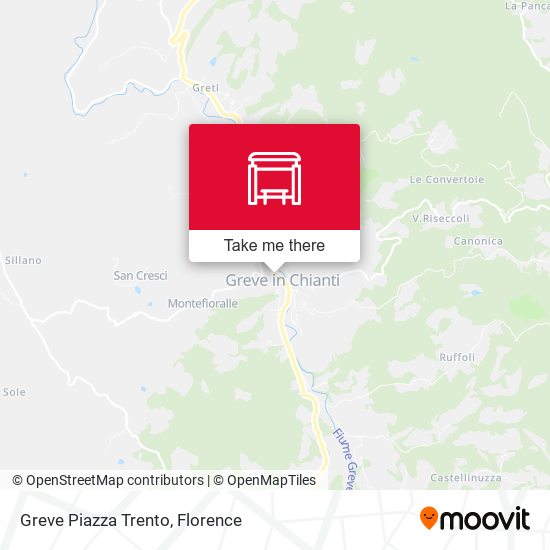 Greve Piazza Trento map