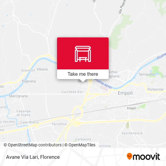 Avane Via Lari map