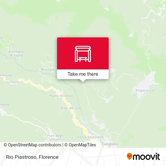 Rio Piastroso map