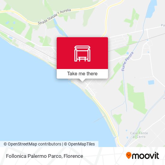 Follonica Palermo Parco map