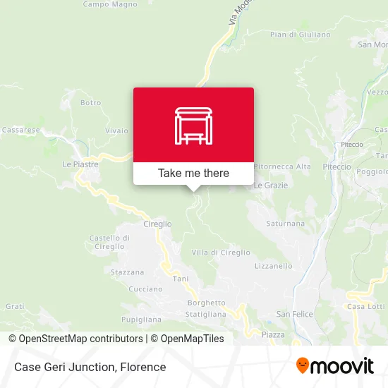 Case Geri Junction map