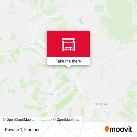 Pavone 1 map