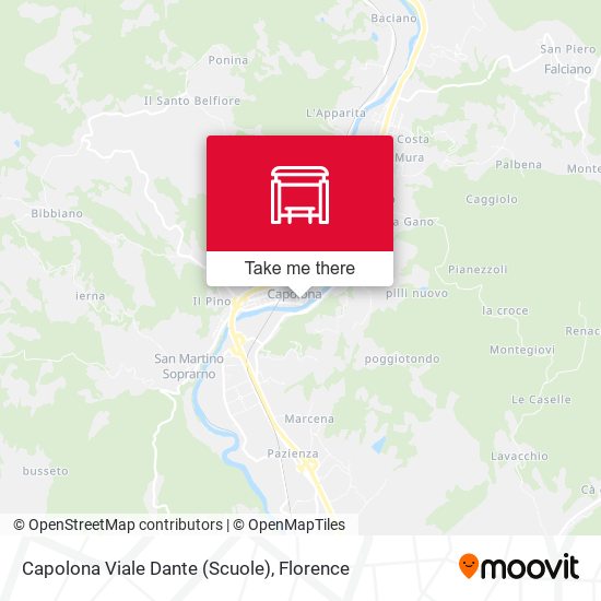 Capolona Viale Dante (Scuole) map