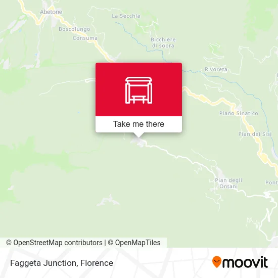 Faggeta Junction map