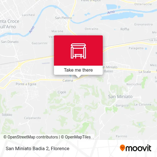 San Miniato Badia 2 map
