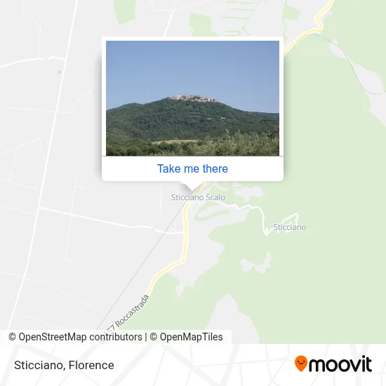 Sticciano map