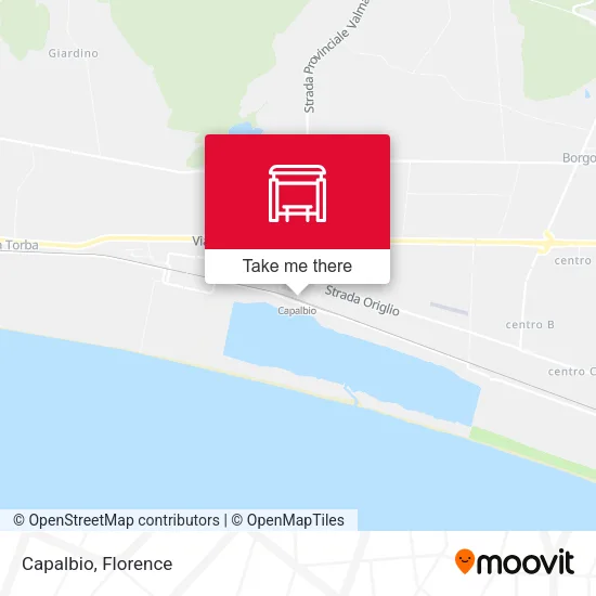 Capalbio map