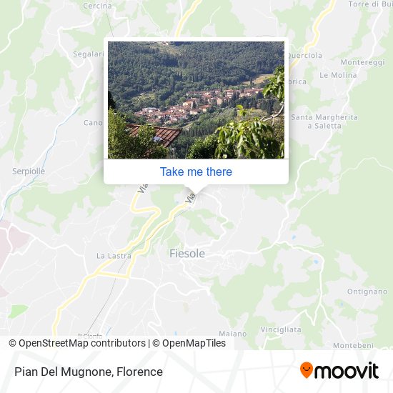 Pian Del Mugnone map