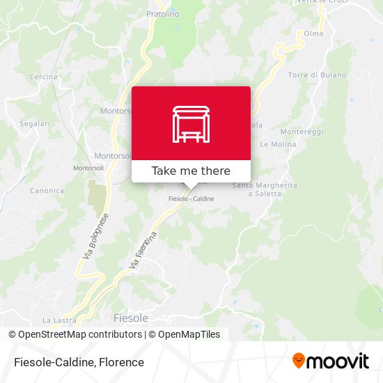 Fiesole-Caldine map