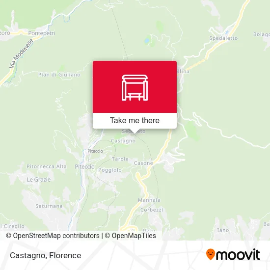 Castagno map