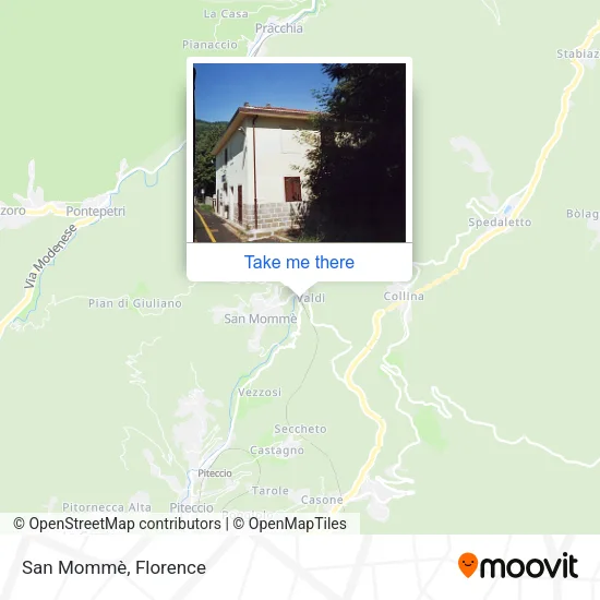 San Mommè map
