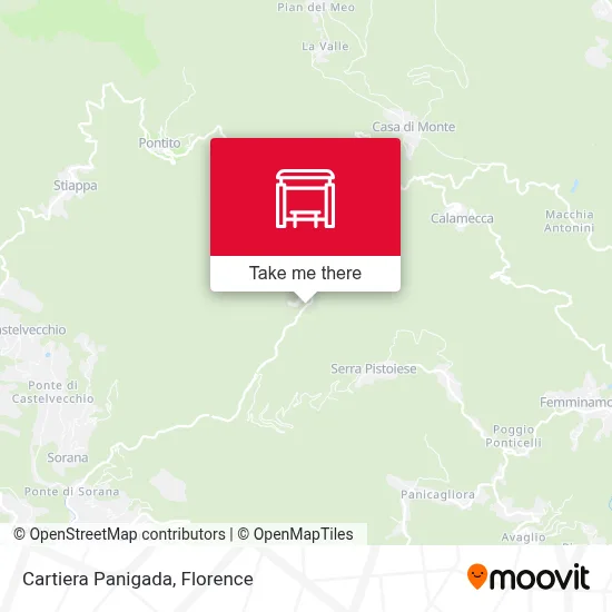 Cartiera Panigada map