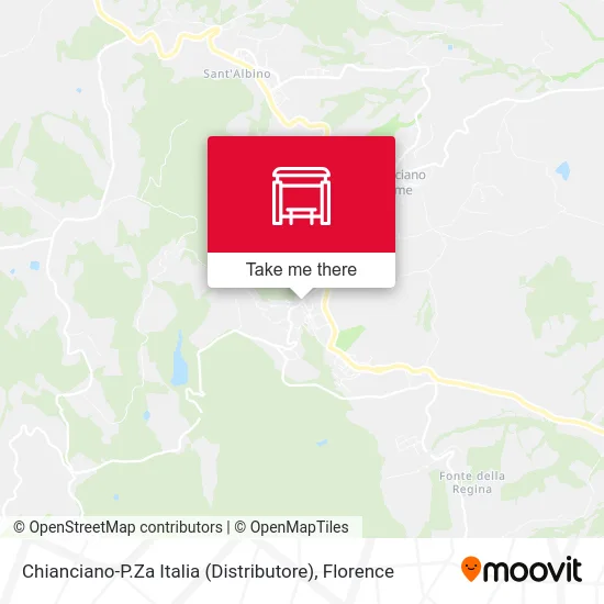 Chianciano-P.Za Italia (Distributore) map