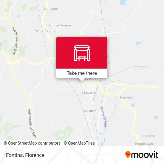 Fontina map