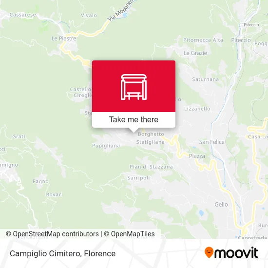 Campiglio Cimitero map